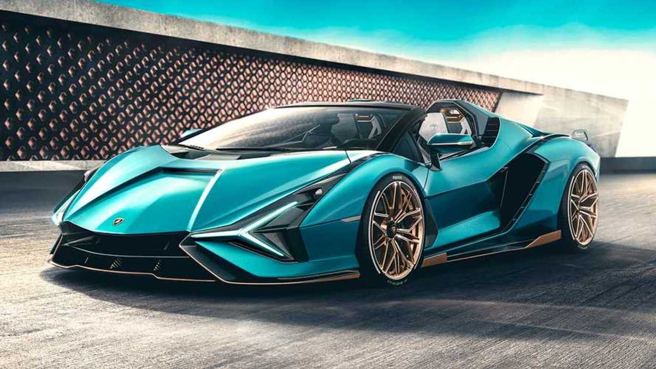 Lamborghini Sian Sem Capota